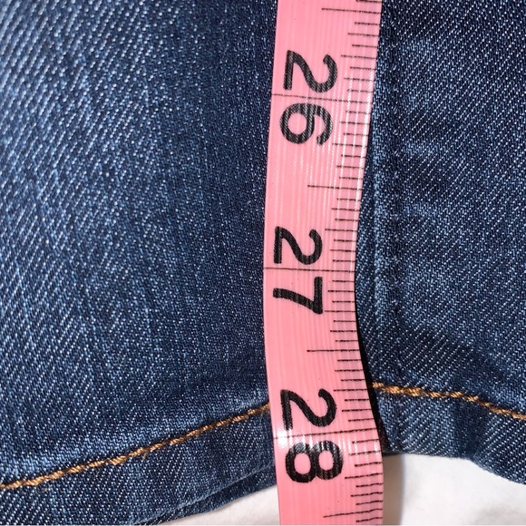 LOFT slim pocket blue jeans women’s size 28 6 - Picture 11 of 13